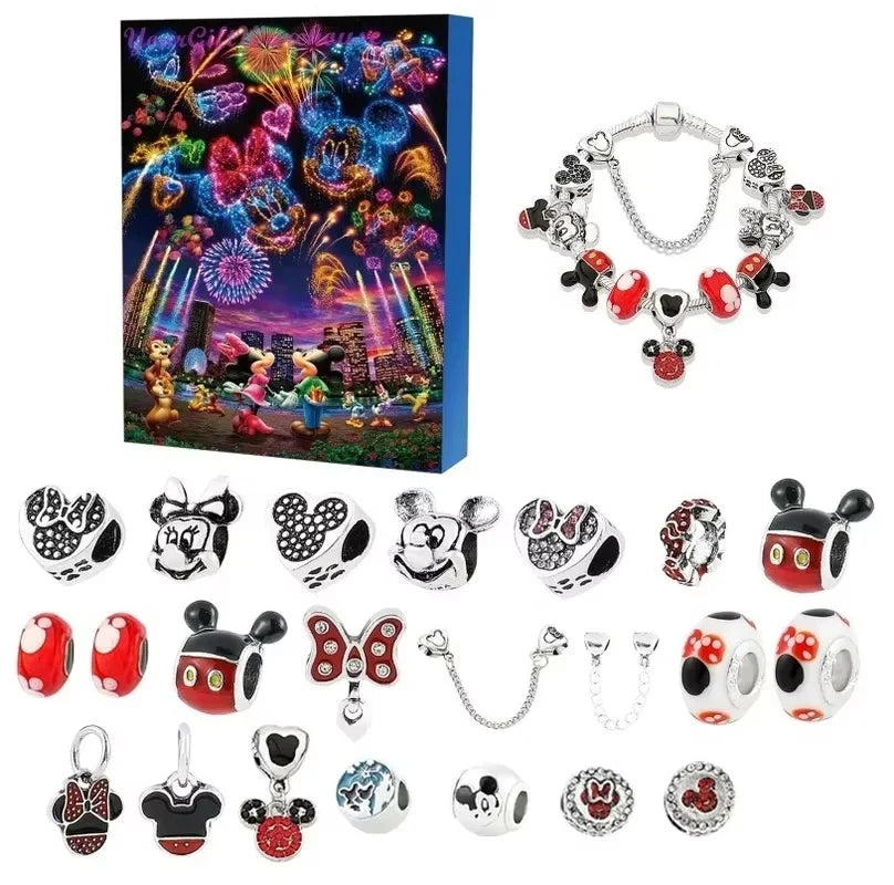 Calendrier de l’Avent de Noël 2025 Kit Bijoux DISNEY