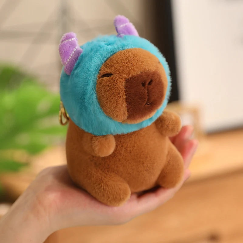 Capybara capuche peluche — Douceur, Détente et Câlins XXL !