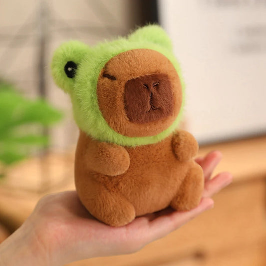Capybara capuche peluche — Douceur, Détente et Câlins XXL !