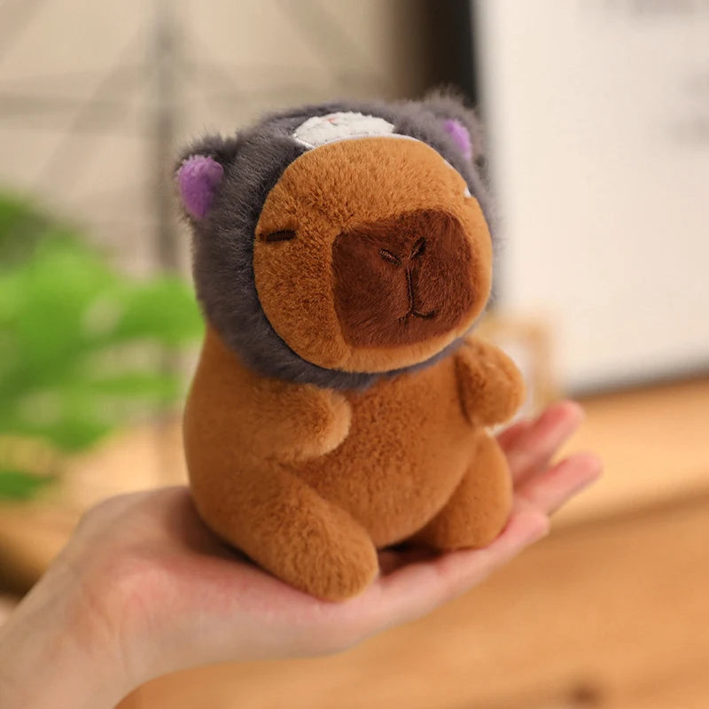 Capybara capuche peluche — Douceur, Détente et Câlins XXL !
