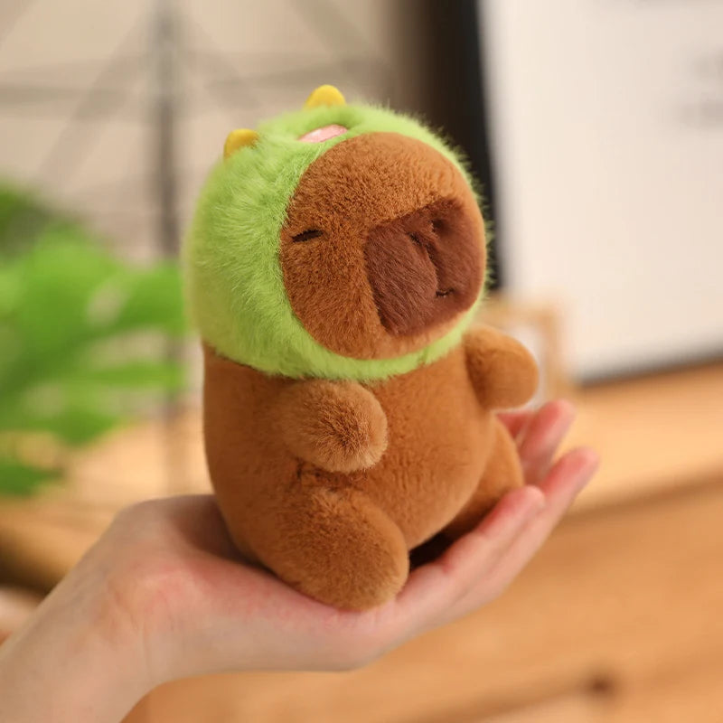 Capybara capuche peluche — Douceur, Détente et Câlins XXL !