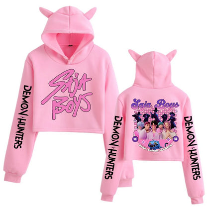 😺 Anime K-Pop Demon Hunters – Sweat à Oreilles de Chat  😺