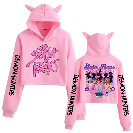 😺 Anime K-Pop Demon Hunters – Sweat à Oreilles de Chat  😺
