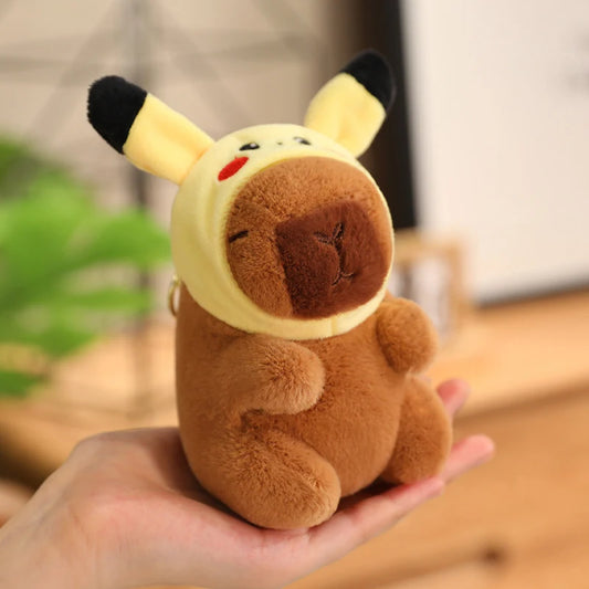 Capybara pikachu peluche — Douceur, Détente et Câlins XXL !