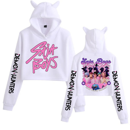 😺 Anime K-Pop Demon Hunters – Sweat à Oreilles de Chat  😺