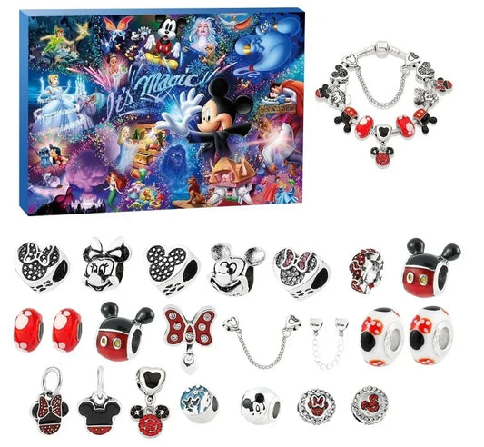 Calendrier de l’Avent de Noël 2025 Kit Bijoux DISNEY