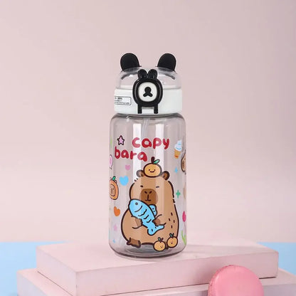 🐹 Gourde Cartoon Capybara – 500 ml SANS BPA